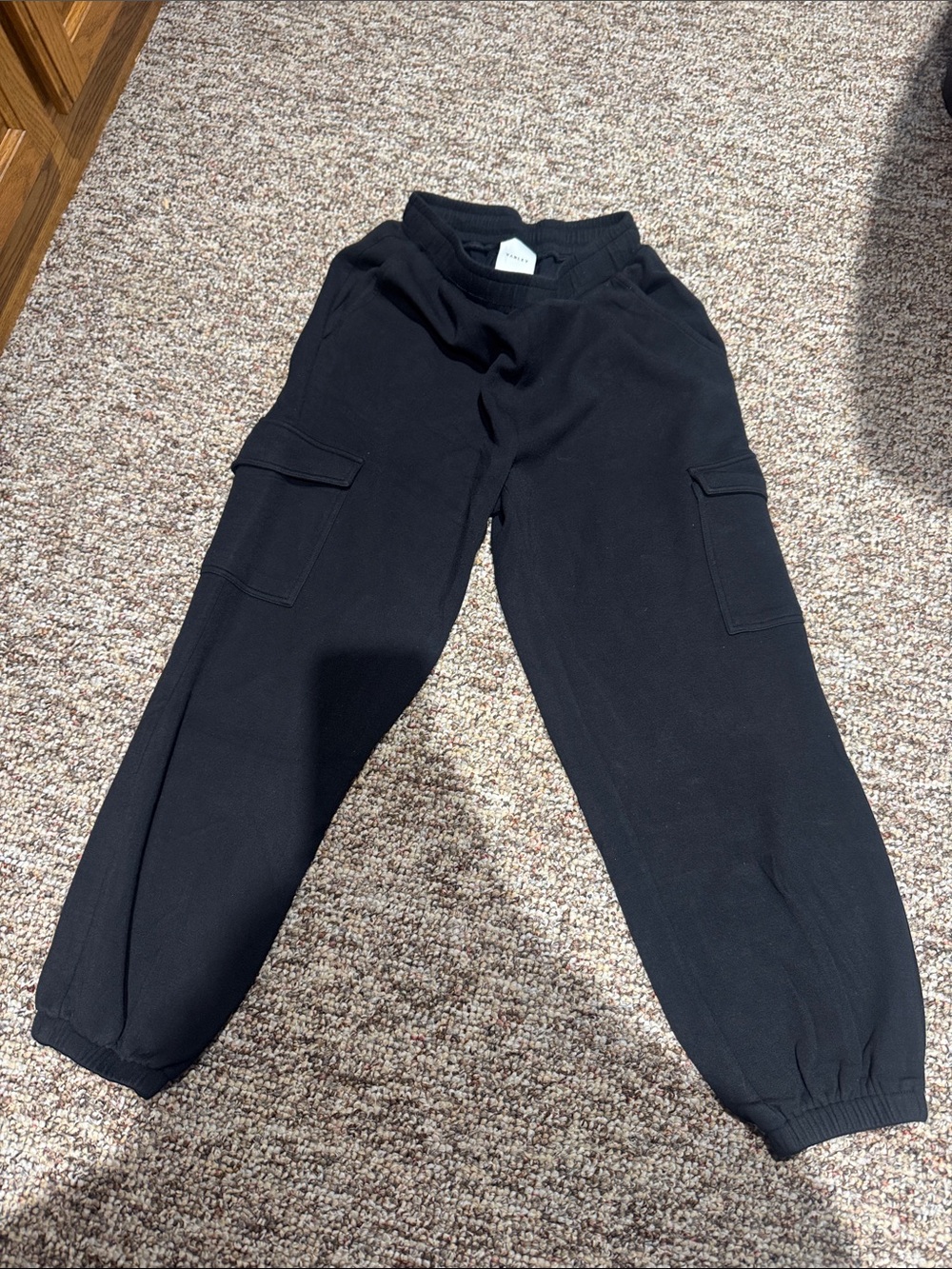 Varley Black Joggers with Drawstring Waist